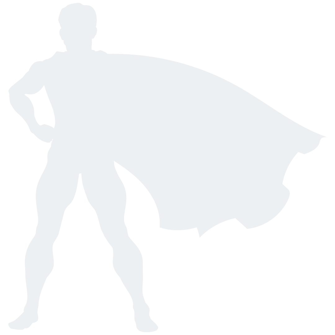 Superheld Silhouette